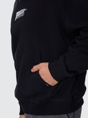 THRILLS HEAVY VOLTAGE SLOUCH PULL ON CROPPED HOOD - BLACK