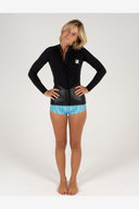 INNER RELM HIPSHAKER FRONT ZIP VEST - BLACK