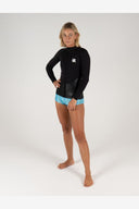 INNER RELM HIPSHAKER FRONT ZIP VEST - BLACK