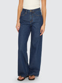 THRILLS HUNTER HIGH RISE WIDE JEAN - RINSED INK