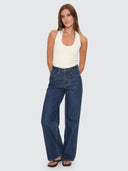 THRILLS HUNTER HIGH RISE WIDE JEAN - RINSED INK