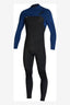 O'NEILL HYPERFREAK CHEST ZIP FULL 4/3MM WETSUIT - NAVY BLACK 