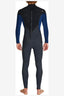 O'NEILL HYPERFREAK FIRE BACK ZIP FULL 3/2MM WETSUIT - GUNMETAL/BLACK/MARINE