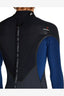 O'NEILL HYPERFREAK FIRE BACK ZIP FULL 3/2MM WETSUIT - GUNMETAL/BLACK/MARINE