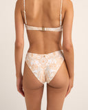 RHYTHM JEAN PAISLEY CROP TOP - VINTAGE WHITE