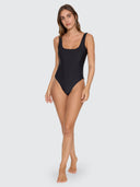 THRILLS JET SCOOP NECK ONE PIECE - BLACK