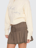 THRILLS JUNO MINI SKIRT - OLIVE