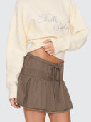 THRILLS JUNO MINI SKIRT - OLIVE