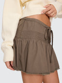 THRILLS JUNO MINI SKIRT - OLIVE