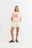 RHYTHM KAI OVERSIZED T-SHIRT - PINK