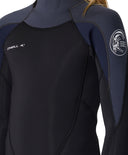 O'NEILL BOYS DEFENDER BACK ZIP FULL 3/2MM - GUNMETAL