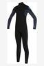 O'NEILL BOYS DEFENDER CHEST ZIP FULL 4/3MM WETSUIT - BLACK GUNMETAL
