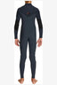 O'NEILL BOYS HYPERFREAK FIRE CHEST ZIP FULL 4/3MM WETSUIT - GUNMETAL/BLACK