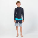 O'NEILL YOUTH HYPERX LONG SLEEVE CREW 1.5MM - GUNMETAL