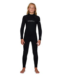 O'NEILL YOUTH REACTOR 2 GBS BACK ZIP FULL 4/3MM - BLACK