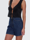 THRILLS KOKO HIGH RISE SHORT - RINSED INK