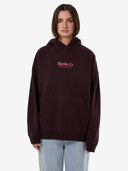 LIGHTEN UP COCOON PANEL HOOD - DEEP PLUM