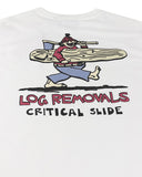 CRITICAL SLIDE LOG REMOVALS LS TEE - VINTAGE WHITE