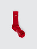 THRILLS MAKE EM TOUGH 2 PACK SOCK - BLACK - SCARLET RED