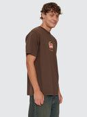 THRILLS MAKE EM TOUGH MERCH TEE - POSTAL BROWN