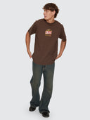 THRILLS MAKE EM TOUGH MERCH TEE - POSTAL BROWN