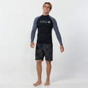 O'NEILL REACTOR BLOCK UV LS RASH VEST - ORION BLUE