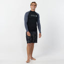 O'NEILL REACTOR BLOCK UV LS RASH VEST - ORION BLUE