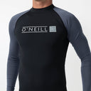 O'NEILL REACTOR BLOCK UV LS RASH VEST - ORION BLUE