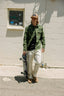 BRIXTON BOWERY HEAVY WEIGHT L/S FLANNEL - CYPRESS GREEN/BLACK