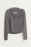 MISFIT NIGHTS OVER EGYPT LS KNIT - CHARCOAL