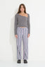 MISFIT NIGHTS OVER EGYPT LS KNIT - CHARCOAL