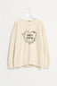 MISFIT FOREST FRIENDS OS CREW - CREAM