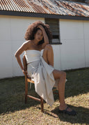 AFENDS NADIA MAXI SKIRT - REVERB MOONBEAM CHECK