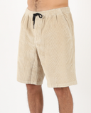T&C NINETEES CORD SHORT - STONE