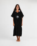 T&C OG HOODED TOWEL - BLACK