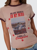 THRILLS ON MY MIND CLUB TEE - STONE