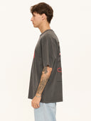 THRILLS ONCE BITTEN TWICE SHY OVERSIZE FIT TEE - MERCH BLACK