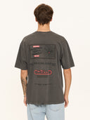 THRILLS ONCE BITTEN TWICE SHY OVERSIZE FIT TEE - MERCH BLACK