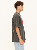 THRILLS ONCE BITTEN TWICE SHY OVERSIZE FIT TEE - MERCH BLACK