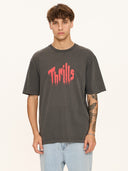 THRILLS ONCE BITTEN TWICE SHY OVERSIZE FIT TEE - MERCH BLACK