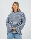 ALL ABOUT EVE PALOMA LS STRIPE TEE - NAUTICAL