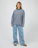 ALL ABOUT EVE PALOMA LS STRIPE TEE - NAUTICAL