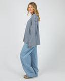 ALL ABOUT EVE PALOMA LS STRIPE TEE - NAUTICAL