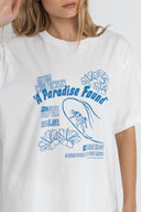 PARADISE FOUND OVERSIZED T-SHIRT - VINTAGE WHITE
