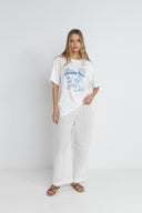 PARADISE FOUND OVERSIZED T-SHIRT - VINTAGE WHITE