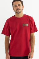 RHYTHM POOLROOM VINTAGE SS T-SHIRT - MERLOT