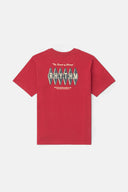 RHYTHM POOLROOM VINTAGE SS T-SHIRT - MERLOT