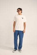 RHYTHM RADIO VINTAGE Short sleeve  T-SHIRT - VINTAGE WHITE 