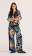 MINK PINK RAVINA DRAWSTRING PANT - FLORAL