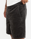 REVERB CORDUROY SHORT - CHARCOAL